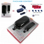 RHUNDO RS-20S 3-way Car Cigarette Lighter Splitter/Adapter/Charger + 2 USB 3.4Amp, with Remote Touch Sensor Switch